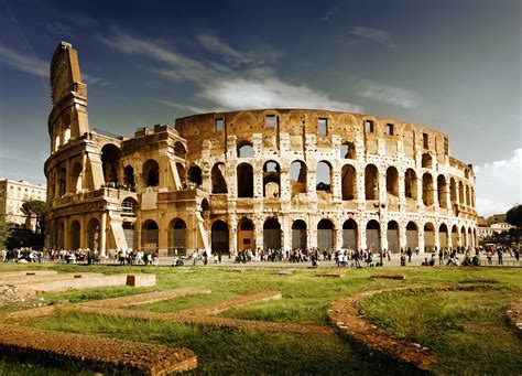 Colosseum Rome Old Building Building Italy Wallpapers Hd Desktop