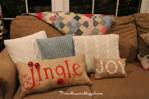 Priscillas: Pottery Barn Inspired Christmas Pillows