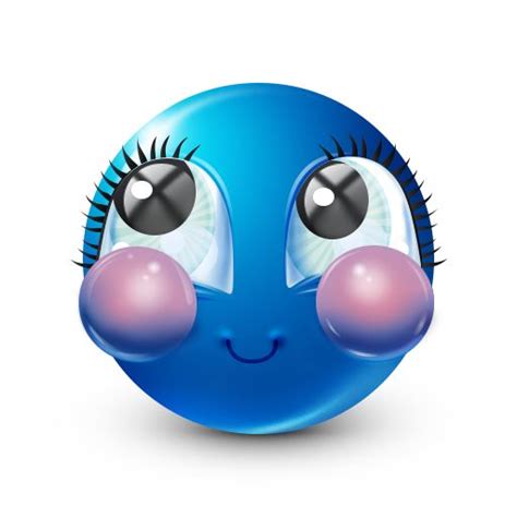 Pretty Blue Smiley Funny Emoji Faces Blue Emoji Funny Emoji