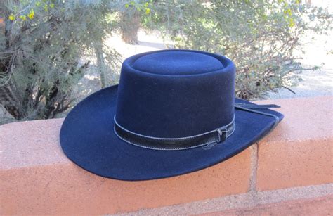 Stetson Black Billy The Kidd Cowboy Hat With Chin Strap Cowboy Hats
