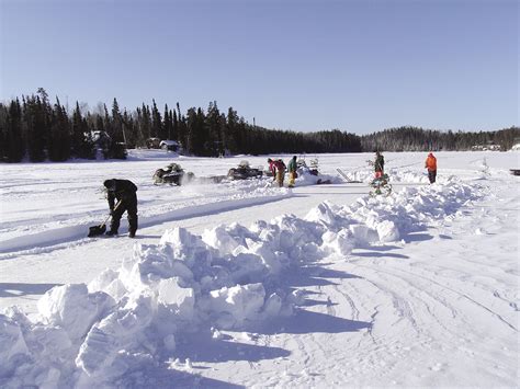 Clearing The Surface Of Snow Northern Wilds Magazine