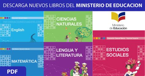 Libros Del Ministerio De Educación Descargar 2018 2019 Pdf