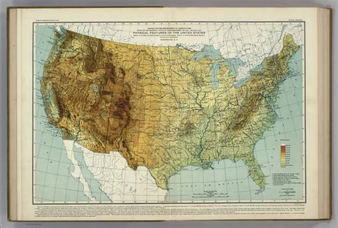 Physical Features Of The United States Atlas Of American Agriculture