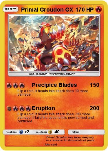 Legends tell of its many clashes against kyogre, as each sought to gain the power of nature. Pokemon HD: Pokemon Cards Mega Primal Groudon