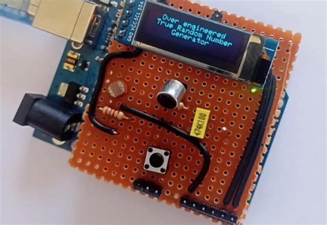 Creating An Over Engineered Random Number Generator Arduino Shield