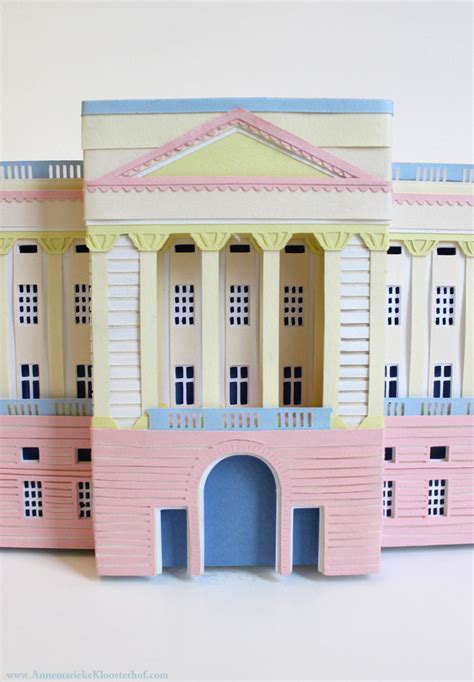 Buckingham Palace Paper Model Annemarieke Kloosterhof