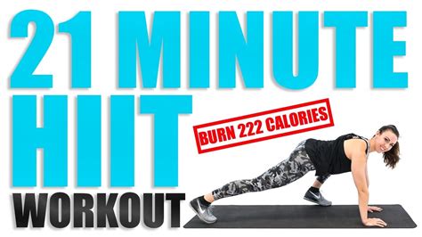 21 Minute Hiit Workout Youtube