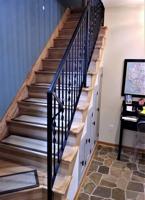 Twisted Wrought Iron Stair Railing Great Lakes Metal Fabrication