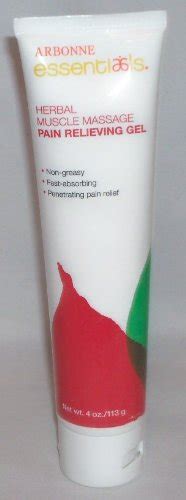 Arbonne Herbal Muscle Massage Pain Relieving Gel 4 Oz India