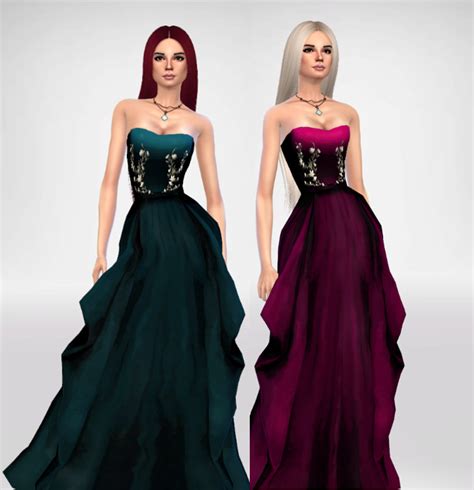 Best Formal Dress Cc Mods For The Sims 4 Collected Snootysims Hot Sex