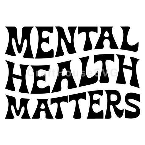 Mental Health Matters SVG Mental Health Awareness Cut File - Craft