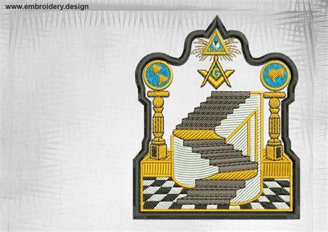Embroidery Masonic Symbol Embroidery Design Dst Pes Format Masonic