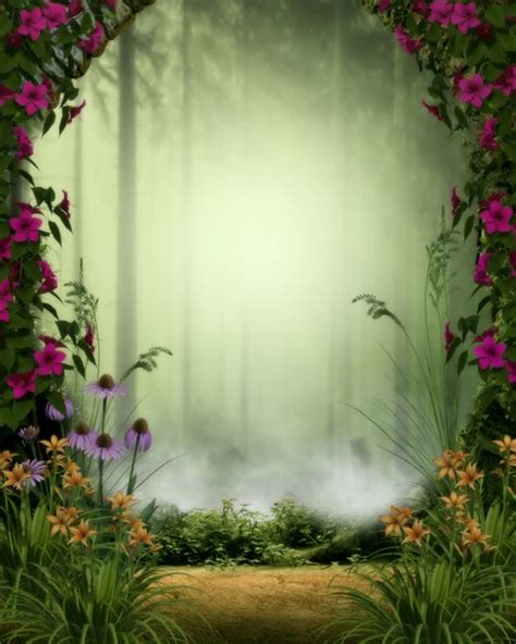 Huayi Art Fabric Cloth Photography Backdrop Dreamy Forest Background