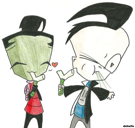 Dib Don`t Like Leeks Invader Zim Fan Art 30904608 Fanpop