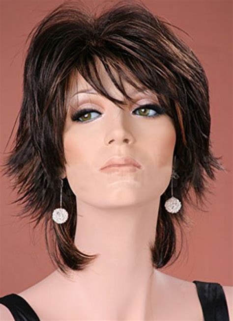 Forever Young Ladies Medium Wig Tousled Layers Off Black With Copper