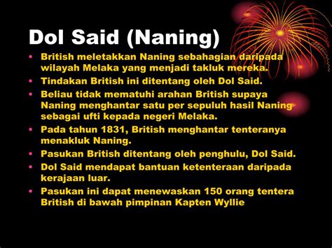 Dol said berjaya dalam pertempuran. PPT - BAB 2 : NASIONALISME DI MALAYSIA SEHINGGA PERANG ...