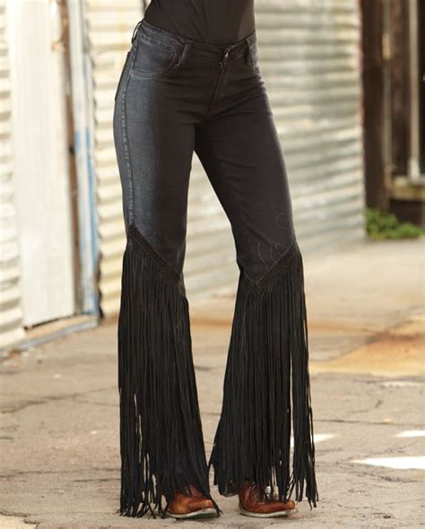 Fringe Jeans Love Fashion Country Outfits Vintage Pants