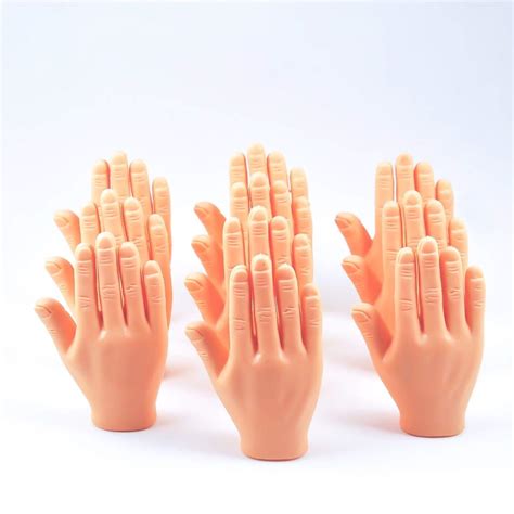 Daily Portable Tiny Hands High Five 10 Pack Flat Hand Style Mini