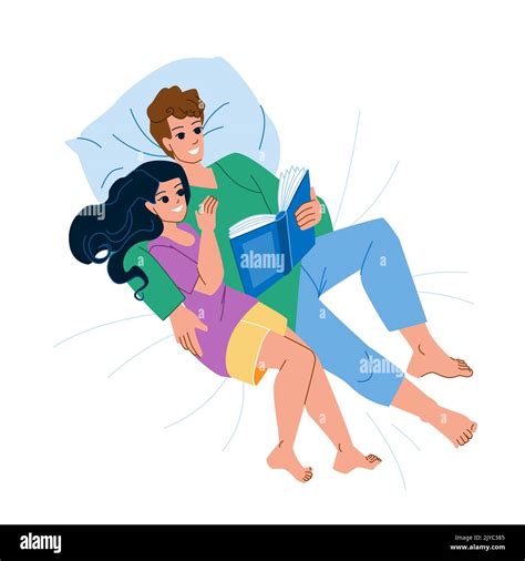 Couple Reading Vector Stock Vector Image And Art Alamy