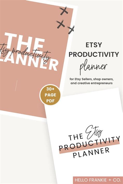 Etsy Productivity Printable Planner Daily Productivity Etsy