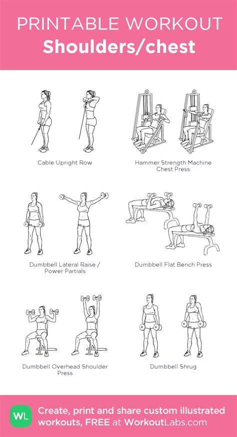 Shoulderschest My Visual Workout Created At Click