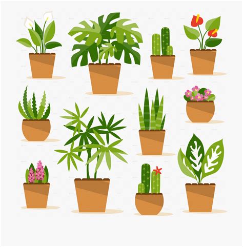 Potted Plants Clipart Free Clip Art Library