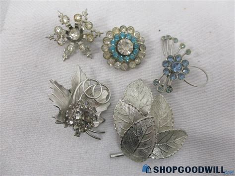 Vintage Inspired Rhinestone Pin Bundle Shopgoodwill Com