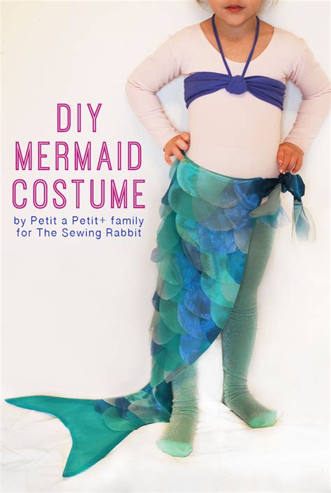 You also can become the legendary character in the children's cartoon of the same name. DIY Mermaid Costume - The Sewing Rabbit