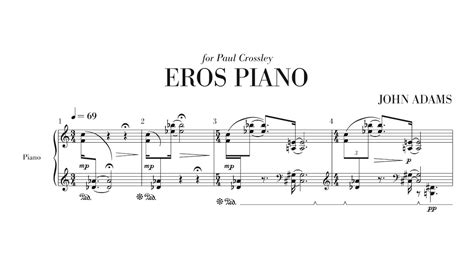 John Adams Eros Piano YouTube