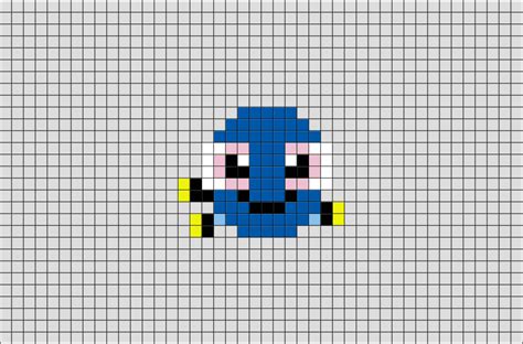 Pixel art à imprimer dessin pixel facile coloriage pixel art perles à tisser schémas de bijoux en perles broderie coeur pixel art multicolore pixel art licorne. Baby Dory Pixel Art - BRIK