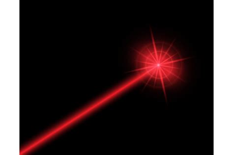 Abstract Red Laser Beam Isolated Gráfico Por Dg Studio · Creative Fabrica