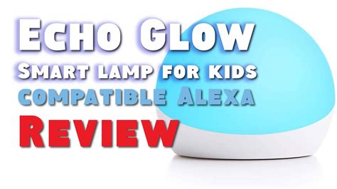 Echo Glow Multicolor Smart Lamp For Kids Requires Compatible Alexa