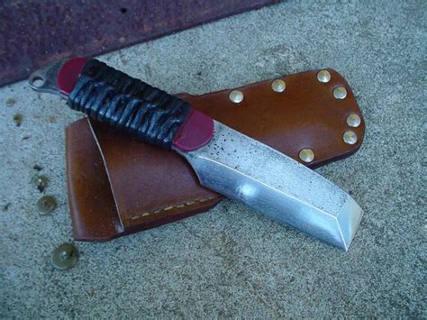 Custom Handmade Tactical Fixed Blade Knife By Buresblades On Etsy