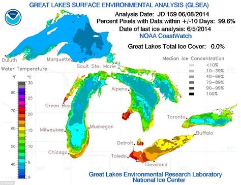 Lake Superior Icebergs Still Floating Despite Great Lakes Being