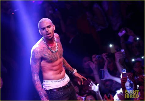 Chris Brown Shirtless At Gotha Club In Cannes Photo Chris