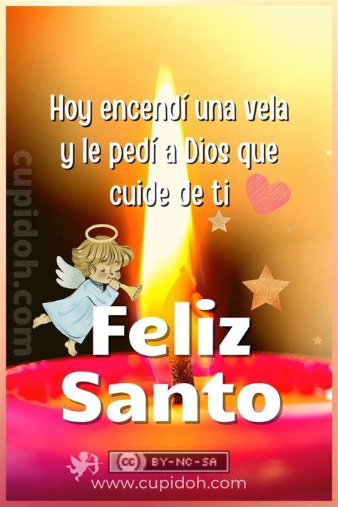 ¡feliz Santo Felicitaciones De Santo Originales