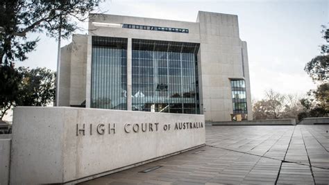High Court Of Australia In Canberra Marks 40th Anniversary Of Opening