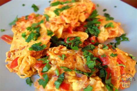 Spicy Scrambled Eggs Stream Of Flavors