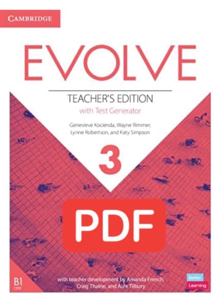 دانلود PDF پاسخنامه و کتاب معلم Evolve