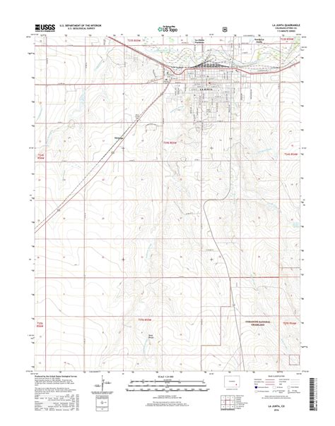 Mytopo La Junta Colorado Usgs Quad Topo Map