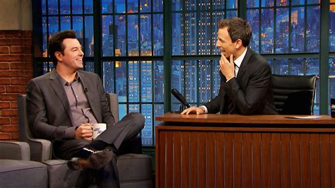 Watch Late Night With Seth Meyers Interview Seth Macfarlane On The Ted 2 Scene Everyone Begged