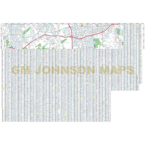 Louisville Kentucky Street Map Gm Johnson Maps