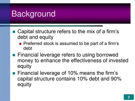 Ppt Capital Structure And Leverage Powerpoint Presentation Free