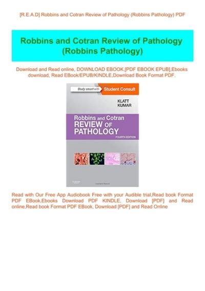 Read Robbins And Cotran Review Of Pathology Robbins Pathology Pdf