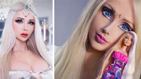 The Woman Who Tries To Look Exactly Like A Barbie Doll Posted Pics Without Makeup