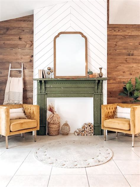 Modern Boho Faux Fireplace Diy Home Living Room Faux Fireplace Diy