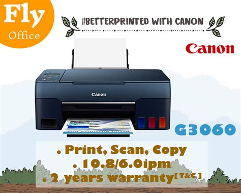 Canon Pixma G650 Megatank Inkjet Multifunction Printer A4 3 In 1 Photo Printer Copier