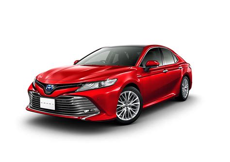 Image Toyota Camry Red Cars White Background