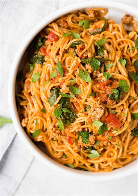 Instant Pot Spaghetti And Meat Sauce With Video Rachel Cooks®