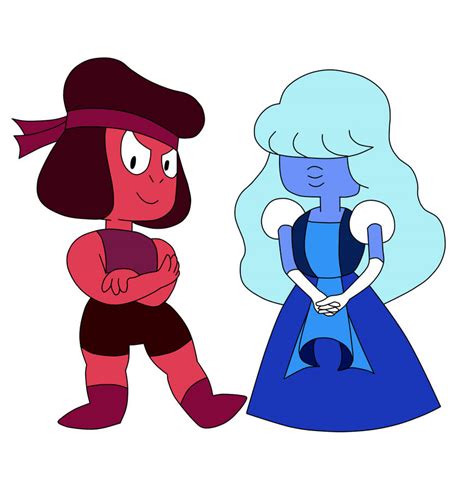 Ruby And Sapphire Steven Universe By Fanyrosales On Deviantart